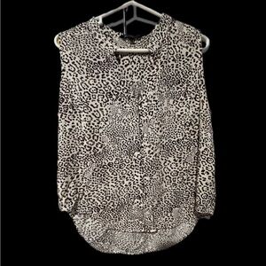 Velvet Heart Animal Print Button Down Shirt